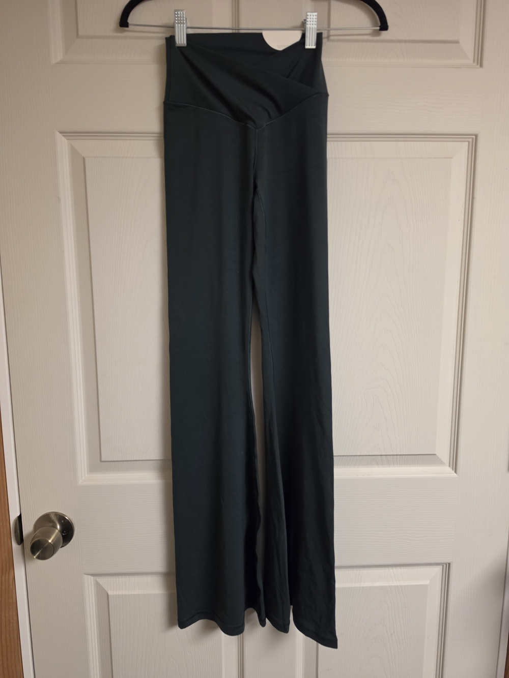 aerie Flared High-Waist Leggings - Deep Green